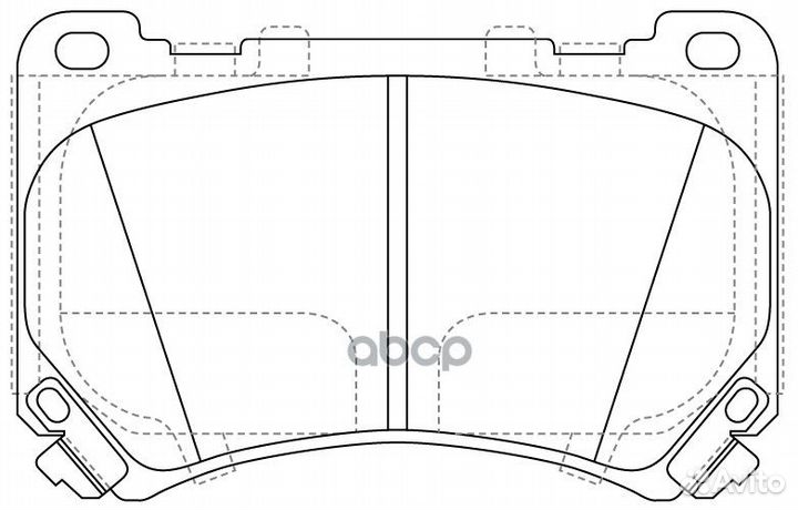 Колодки тормозные BP11002 SB Nagamochi