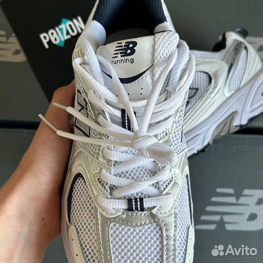 New Balance 530 White Silver/Blue Оригинал