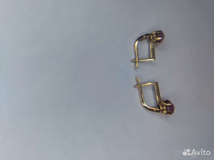 Серьги золотые 583 СССР