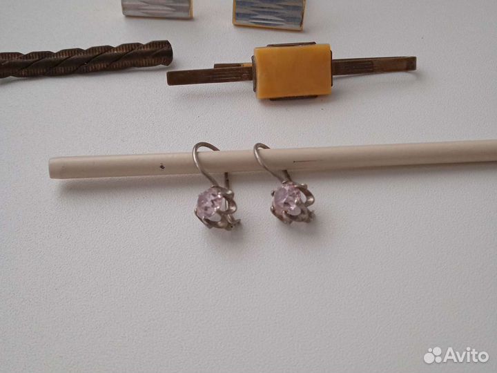 Серёжки, запонки, зажимы СССР