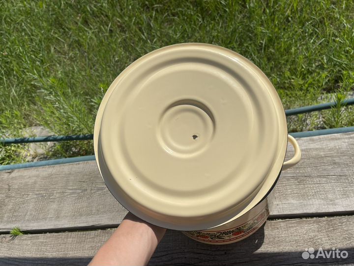 Эмалированная посуда кастрюля миска