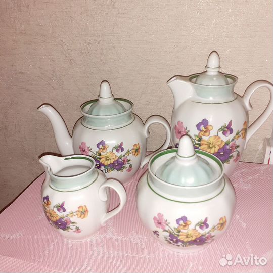 Новый сервиз фарфор Дулево по предметам