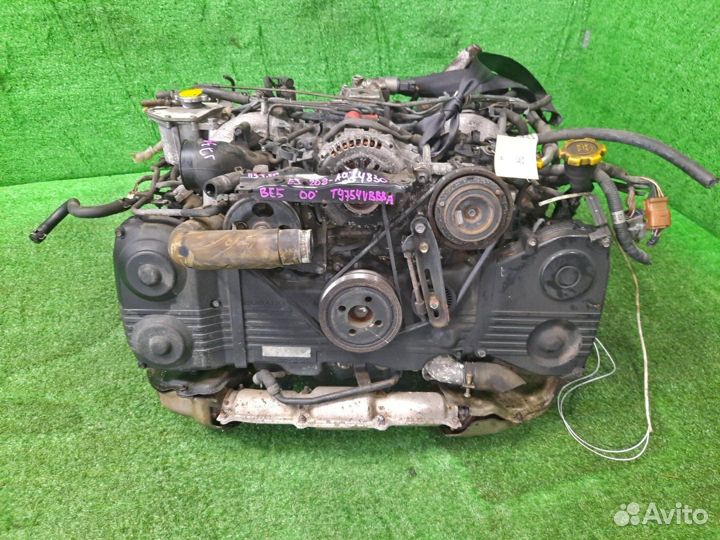 Двигатель в сборе двс subaru legacy BE5 EJ208 2000