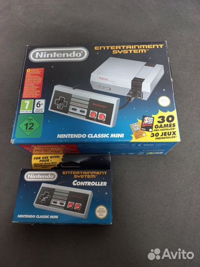 Nintendo NES classic mini (2 геймпада)