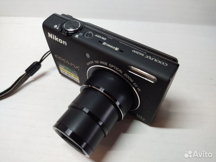 Nikon Coolpix S6200 Black Vintage Cam