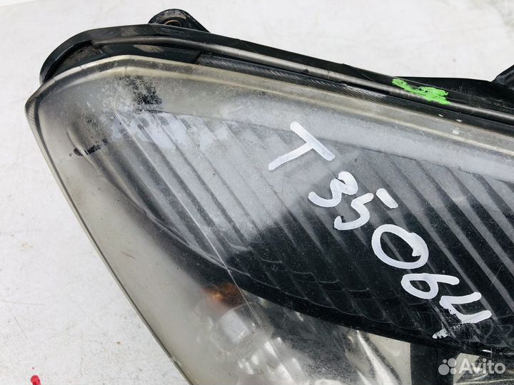 Фары комплект черный отражатель Рестайл Киа Рио 2