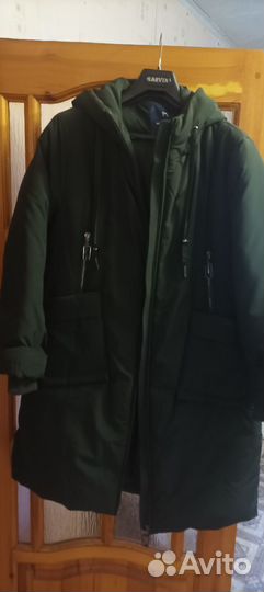 Куртка зимняя женская длинная