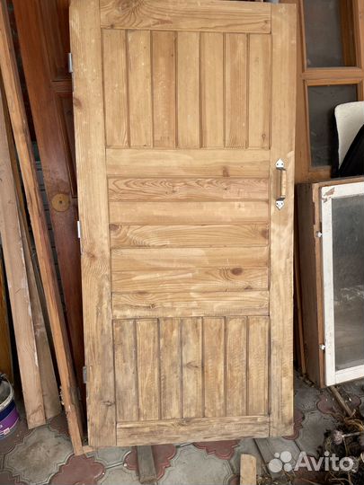Дверь банная сосна филенчатая
