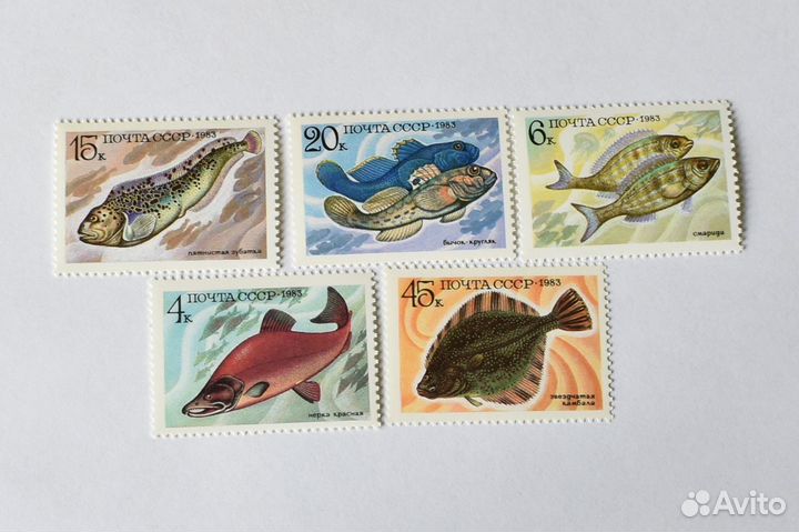 Серии марок СССР**.Спорт.Фауна