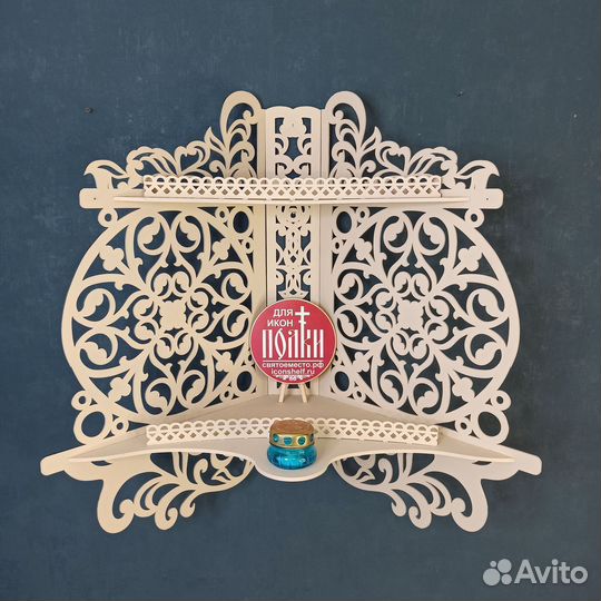 Иконостас угловой с местом под лампадку 63