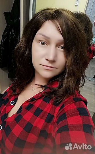 Парик из натуральных волос новый