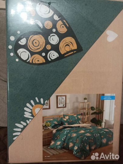 Постельное белье поплин мини - евро