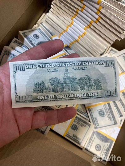 Билеты банка приколов 100 долларов старого образца