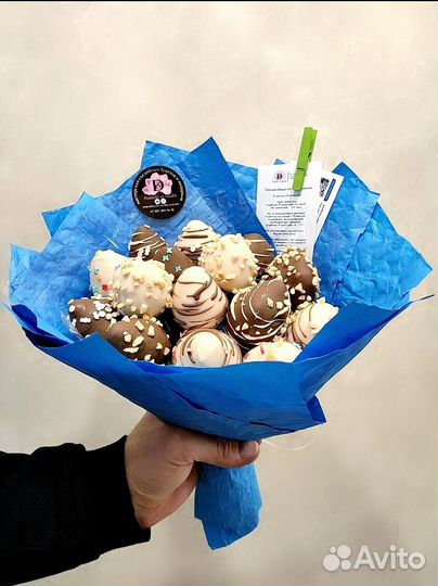 Букет из клубники в шоколаде