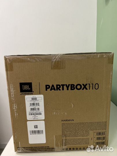 Акустическая колонка JBL Partybox 110