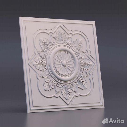 Гипсовая 3D панель 