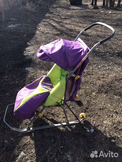Детские санки коляска