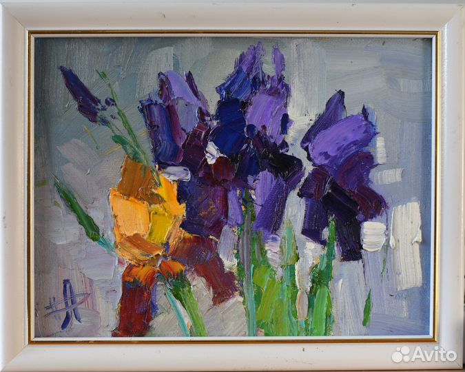 Ирисы, кисти Анны Давыдченко