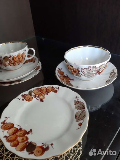 Чайный сервиз лфз СССР 22 предмета