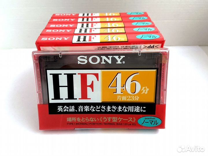 Аудиокассета кассета Sony HF 46 - 2001 г