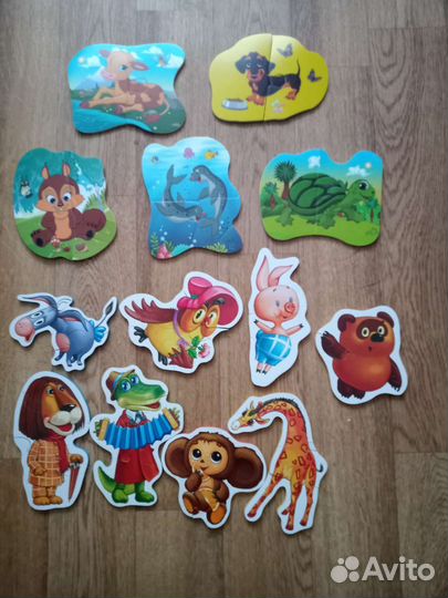 Развивающие игрушки,мягкие пазлы