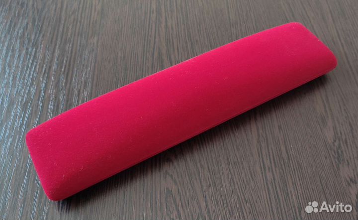 Ювелирный футляр бархатный прямоугольный широкий