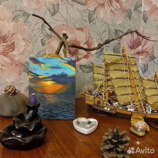 Картина акрилом на холсте