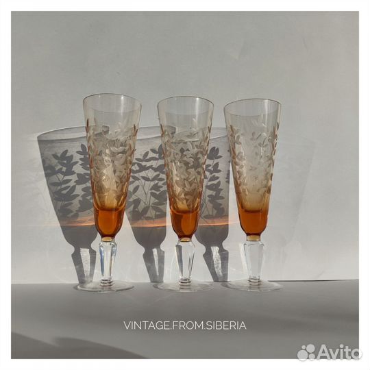Хрустальные фужеры 