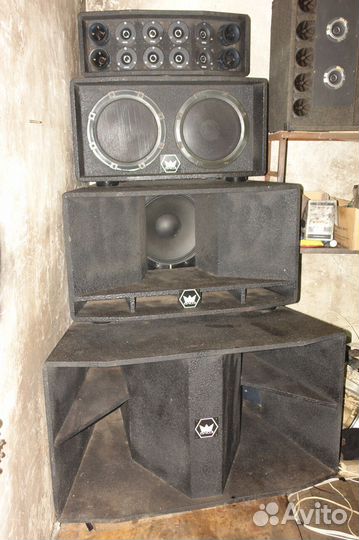 Рупорная концертная акустика комплект