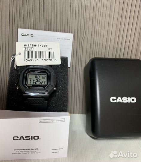 Часы Casio W-218H-1A (Оригинал+ год гарантии)