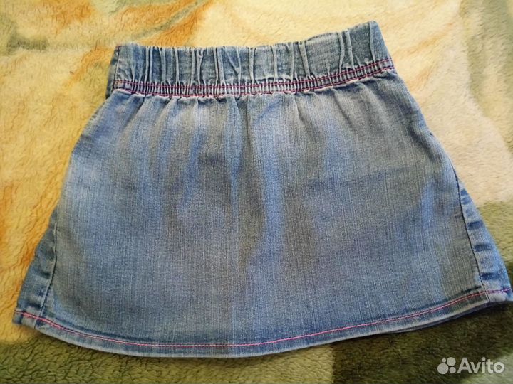 Джинсовая юбка для девочки 104