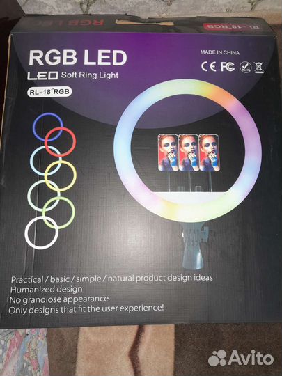 Свет для съемки.новая.45см со штативом