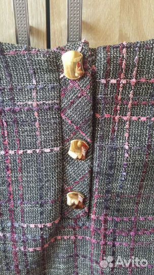 Теплое буклированное платье