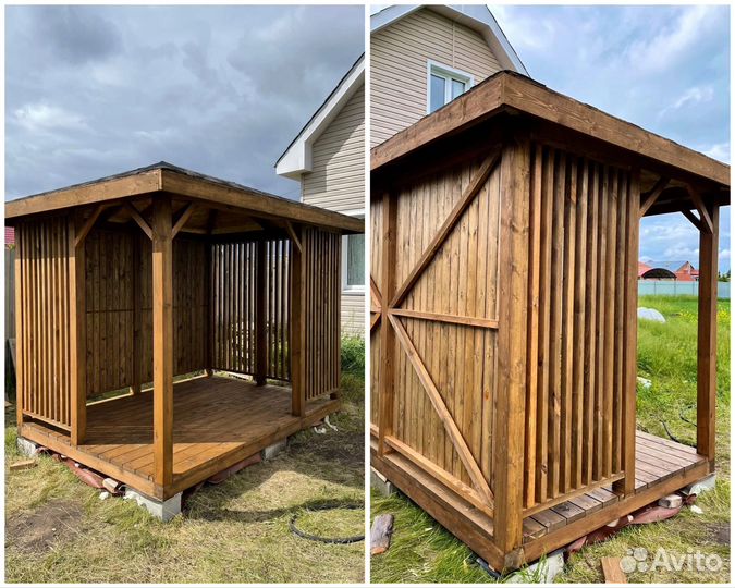 Строительная бригада / фасады / беседки / веранда