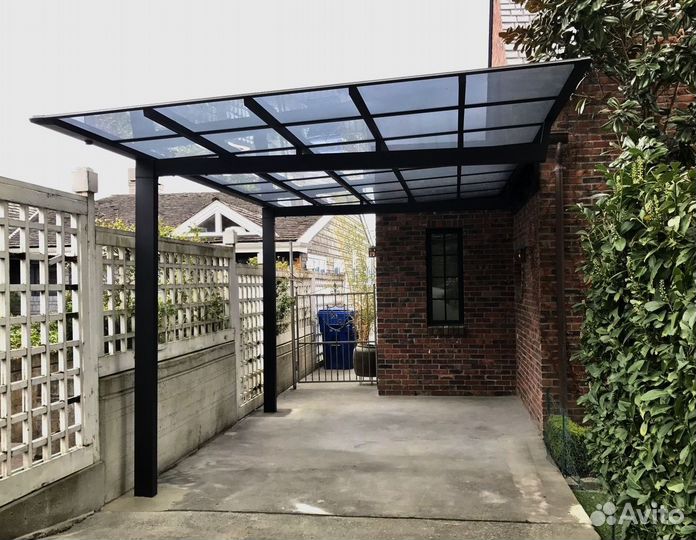 Стеклянные навесы