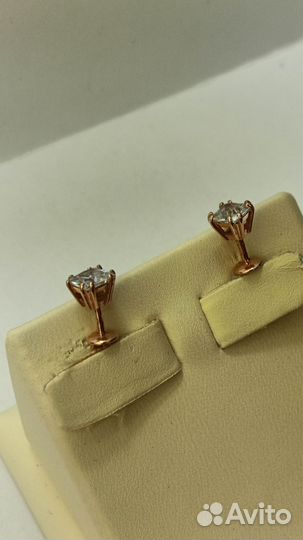 Золотые серьги