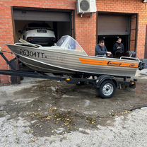 Продам катер wellboat 46 мотор suzuki dt 30 прицеп