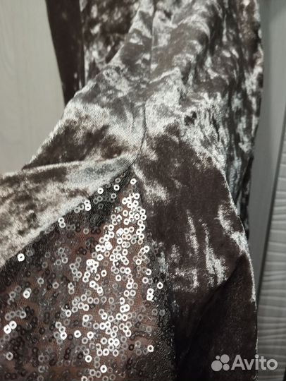 Вечернее платье бархат/пайетки 42-44 (UK)