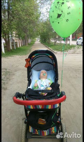 Коляска 3 в 1. DPG Etno Paski 3 в 1