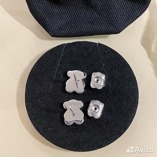 Серьги с содалитом. tous