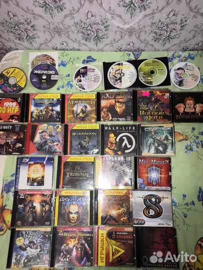 CD диски с играми на PC