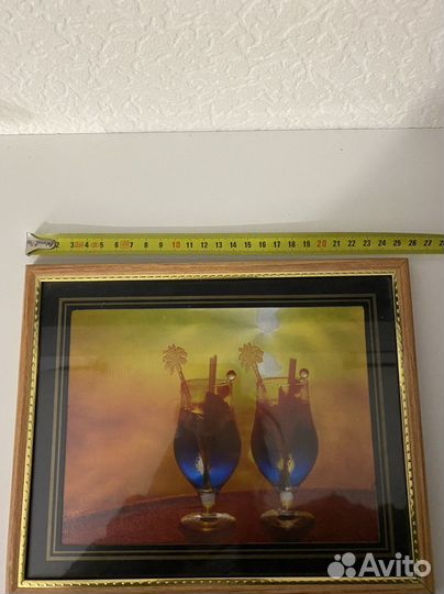 Картина в раме постер