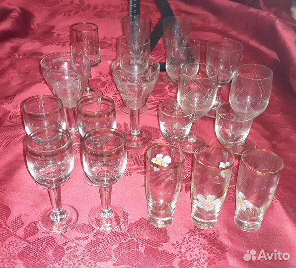 Рюмки,фужеры, бокалы СССР