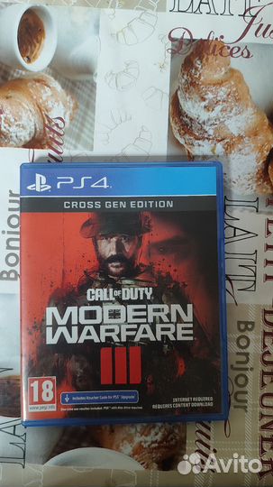 Диски на ps4 Call of duty modern warfare 3