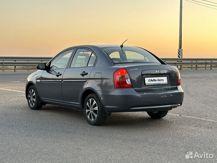 Hyundai Verna 1.4 AT, 2007, 220 000 км