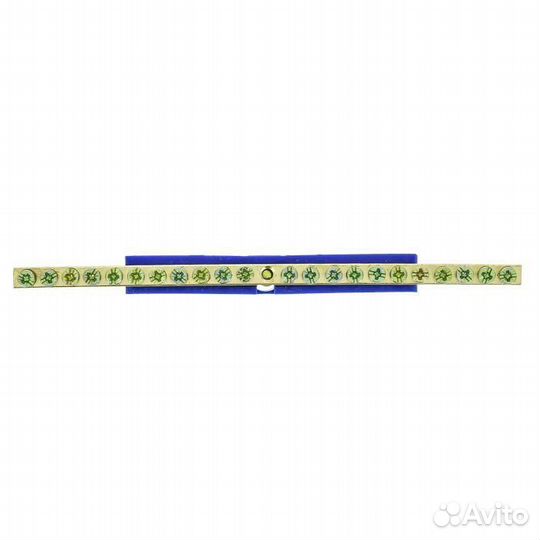 Шина нулевая N 6х9 20 отвер. латунь син. изолятор на DIN-рейку PROxima EKF sn0-63-20-d