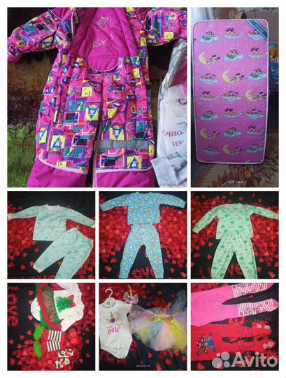 Вещи на девочку разные размеры