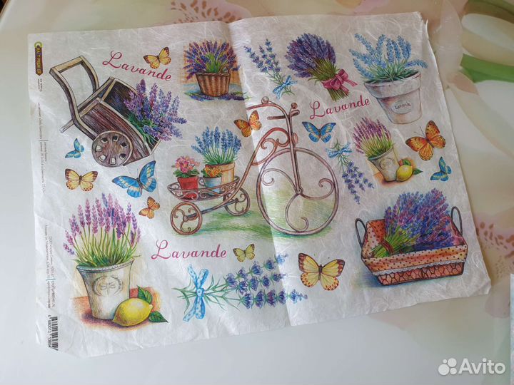 Для декупаж рисовые карты