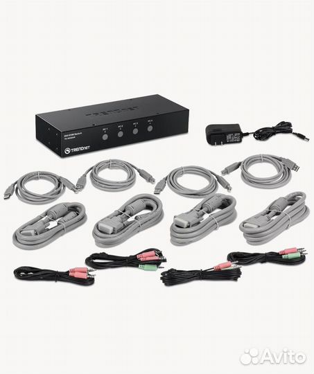 KVM-переключатель trendnet TK-422DVK новый