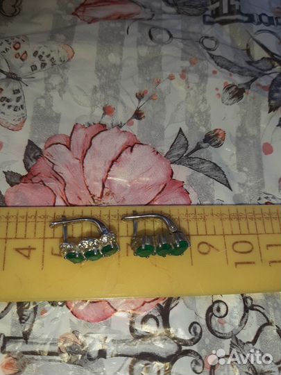 Серьги серебро 925